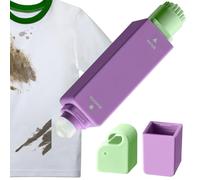 Lápiz quitamanchas para ropa, 2 en 1 de doble cabeza con cordón, quitamanchas de 3 segundos para ropa, detergente de viaje, eliminación de manchas instantánea 12 ml