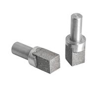 Lápiz rectificador de diamante Herramientas de reparación sinterizadas, pluma de tocador de Muela de Diamante de resina cuadrada SDC/CBN, 1 ud.(12mm Shank)