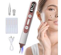 Lápiz Removedor De Verrugas Cutáneas Con Aguja Reemplazable, Láser De Plasma Para Rostro Y Cuerpo, 19 Niveles De Intensidad Y Luz LED, Para Lunares, Pecas Y Manchas Oscuras