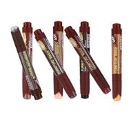Lápiz Reparador de Retoques para Madera 7 Piezas, Plástico E Tinta | Barandillas de Escalera y Molduras, Uso Doméstico y Oficina, No se Emborrona Cera ni Pulimento