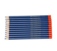 Lápiz soluble en agua, 12pcs Mango de madera de color azul Lápiz borrable con agua Ojal Tinta de tela Rotuladores Diy Costura Punto de cruz