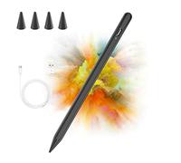 Lápiz Stylus para Pad 2018-2021, Stylus Pen compatible con Pad 9/8/7/6th 2018-2021, Pad Mini 6/5th,Pad Air 4/3th,Pad Pro 11"-12,9", lápiz capacitivo con 4 puntas de repuesto, color negro