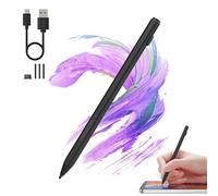 Lápiz Surface para Surface Pro 12/11/10/9/8/7/6/5/4/3/X, USB C Carga Rápida Surface Pen para Surface Go/Book/Laptop/Studio, con Botón 2 en 1& 4096 Sensibilidad a la Presión