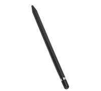 Lápiz táctil colorido: punta de fibra silenciosa, negro