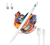 Lápiz Táctil Universal para Tablet y Móviles Compatible con iPad iPhone Samsung Xiaomi Huawei Android Stylus Punta Fina 1.45mm con Apagado Automático Magnético para Escritura Dibujo Incluye 3 Puntas