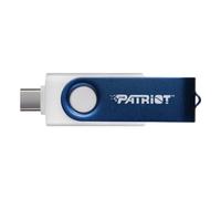 Lápiz USB Patriot Xporter X550 32 GB USB-A y USB-C 3.2 Gen 1 Azul Blanco