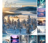 Lapland Calendar 2026: Northern lights, husky trails, and snowy wilderness await each month | Kalender Calendario Calendrier