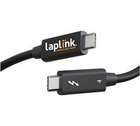 LAPLINK Cable Thunderbolt 4 - Transferencia de datos ultrarrápida - Compatible con el software de migración de PCmover (no incluido) - Compatible con puertos Thunderbolt 3 y 4 - 0,8 m