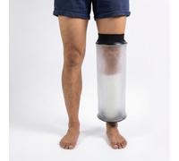 LAPLUIE Cubrepiernas impermeable para ducha, protección contra el yeso de las piernas para adultos, protector de vendaje, vendaje y vendaje, para adultos
