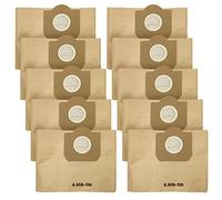 LAPONO 10Piezas Bolsas Aspiradora Karcher WD3, Bolsa Filtro Papel Accesorios Aspirador Kärcher 6.959-130.0 Universal para Limpieza Compatibles WD3, WD3P, MV3, MV3P, WD2, MV1, A2204, A2656, WD3200