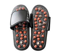 LAPONO Masaje Zapato Acupresión - Yoga Fitness Cuidado De Pies Masaje Ortotic Slippers Salud Zapatillas Mejorar Circuitos Para Mujer Y Hombres (L(Hombres 45-46/Mujeres 43-44EU))