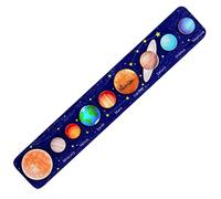 LAPONO Rompecabezas del Sistema Solar Puzzle Space Planet para Niños Juguetes Educativos de Madera Planetas Puzzles Aprendizaje de Juguete para Niño Pequeños Entrenamiento de Pensamiento(B)