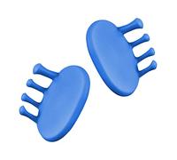 LAPONO Separador Dedos Pie Toe Separators Corrector Dedo Pies Almohadillas Metatarsianas Ejercitador Piernas Entrenador Arco de Punta para Juanetes Yoga Deportivas Slim Calf Muslo Cadera（Azul）