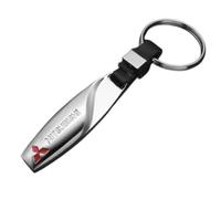 LAPOOH Llavero de Coche para Mitsubishi ASX Outlander Pajero,Reemplazo de Llavero de Coche de Moda de Gama Alta con Logotipo de Coche para Hombres y Mujeres Accesorios de Coche Regalo Familiar