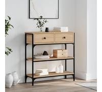 LAPOOH Mesa Consola Madera de ingeniería Roble Sonoma 72,5x25x75 cm, Mesa Entrada, Mesa Recibidor Estrecha, Mesa De Centro Salon, Mesa Auxiliar, Mueble Entrada - 834186