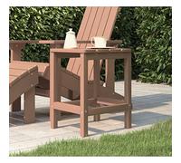 LAPOOH Mesa de jardín Adirondack HDPE marrón 38x38x46 cm, Mesa Jardin Exterior, Mesa Terraza, Mesa Exterior, Mesa Balcon, Mesas Terraza Y Jardín, Mesa Auxiliar Jardin