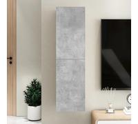 LAPOOH Mueble de TV Madera contrachapada Gris hormigón 30,5x30x110 cm, Mesa TV, Mueble TV Salon, Mueble Television, Mesa Television, Muebles De Salon, Mesa Salón TV - 803370