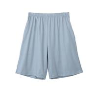 LApooh Pantalones Cortos De Pijama De Algodón para Mujer, Pantalones Cortos para Dormir Suaves, Pantalones Cortos hasta La Rodilla con Bolsillos, Pantalones Cortos Elegantes para Estar En Casa, Pan