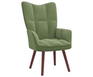 LAPOOH Silla de relajación de Terciopelo Verde Claro, Butacas De Salon, Butacas para Dormitorio, Sillon Tantra, Sillones De Salón, Silla Comedor - 328054
