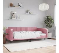 LAPOOH Sofá Cama Terciopelo Rosa 90x200 cm, Estructura de Cama, Sofas De Salon, Sofa Relax, Sofa Bed, Base De Cama, Marco De Cama, Somier 354089