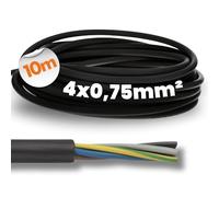 Lapp 10m Cable H05RN-F 4G0,75 mm² de Goma Flexible - Resistente al Aceite