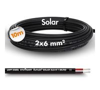 10 metros de cable solar Lapp ÖLFLEX SOLAR XLS-R T 2X6 mm² BK/RD cable solar doble