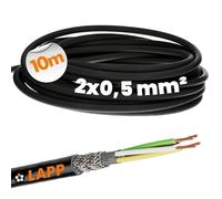 Lapp 10x LiYCY Cable de Control Blindado 2x0,5 mm² Apantallado para Datos