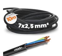 Lapp 1600152 H07RN-F 7G2,5 mm² Cable de Goma Flexible de 10 m para Exterior