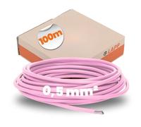 LAPP 4510081 Cable H05V-K 1 x 0,5 mm² Rosa, Hilo de Cobre Flexible, 100 m