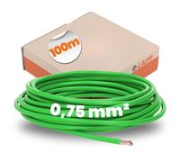Lapp 4510122 PVC - Línea de hilo único H05V-K 0,75mm² verde 100m
