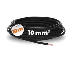 Lapp 4520015 H07V-K 10 mm² Negro - Cable de Cableado Flexible 10 m | Hilo de cobre fino clase 5 para cuadros eléctricos, luminarias y armarios. Apto para conductos secos y tuberías.