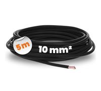Lapp 4520015 H07V-K 10 mm² negro I Cable de cableado I Cable cable cable flexible I PVC individual I Cable trenzado 10 mm2 I cableado