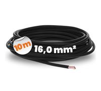Lapp 4520016 H07V-K 16,0 mm² negro I Cable de cableado I Cable cable flexible I PVC Individual Cable I Litze 16 mm2 I Cableado