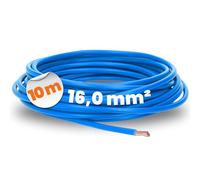 Lapp 4520026 H07V-K 16,0 mm² azul I Cable de cableado I Cable cable flexible I PVC Individual Cable I Litze 16 mm2 I Cableado