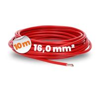 Lapp 4520046 H07V-K 16,0 mm² rojo I Cable de cableado I Cable cable cable flexible I PVC Individual Cable I Cable PVC I Litze 16 mm2 I Cableado