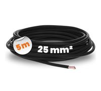 Lapp 5 m H07V-K 25 mm² Negro - Cable de Cableado Flexible de Cobre Clase 5