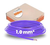 Lapp Cable 100 metros de PVC (H05V-K, 1 x 1 mm², 100 m), color morado