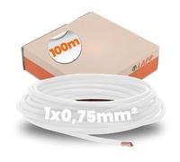 Lapp Kabel Cable de PVC H05V-K 1 x 0,75 mm² 100 m Blanco – fabricado en Alemania