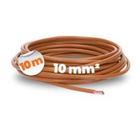10 metros Lapp 4520035 H07V-K 10 mm² marrón I Cable de cableado I Cable cable cable flexible I PVC Individual I Cable 10 mm2 I Cableado