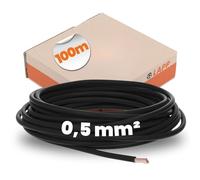 Lapp H05V-K 1x0,5 mm2 Negro - 100m Cable de Cobre Fino para Instalación