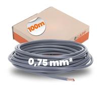 Lapp H05V-K - Cable de PVC Unipolar 1 x 0,75 mm², 100 m, Gris