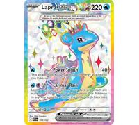 Lapras ex 158/142 - Tarjeta de Pokémon ultra rara de arte completo | Cartas Pokémon brillantes | Pokémon EX | Corona estelar | Pokémon escarlata y violeta | Titan Cards autenticado
