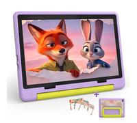 Laptok Tablet para Niños 10 Pulgadas, Tablet Infantil Android 14 Octa-Core, 8GB RAM 64GB ROM, Pantalla IPS HD 1280×800, Batería 5000mAh, Control Parental, WiFi 6 Bluetooth 5.3, Morado