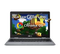 Laptop ASUS C223 Chromebook HD de 11.6 pulgadas, procesador Intel Celeron N3350, 4 GB de RAM, 32 GB de memoria flash eMMC, gr ficos Intel HD, c m