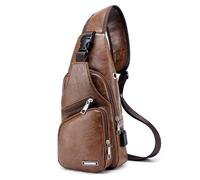 Laptop Backpack - 17.72 Inch Waterproof Travel Bag | Leather Laptop Backpack for Men - Large Capacity Multi-Layer Storage with Polyester Lining Ideal for Business Trips Work and Daily Travel