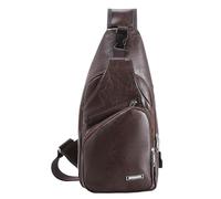 Laptop Backpack - 17.72 Inch Waterproof Travel Bag | Leather Laptop Backpack for Men - Large Capacity Multi-Layer Storage with Polyester Lining Ideal for Business Trips Work and Daily Travel