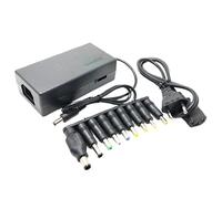 Laptop Charger Converter - Multii-Port Power Adapter, 9 Interchangeable Tips, Adjustable 12-24V Output | Computer Electricity Supply, Office Desk Backup, Travel Workstation Support, Portable Device