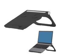 Laptop Cooler, Silent CPU Cooling Fan with Slim Portable Base, Mute Laptop Booster Bracket and Riser Stand For, Office, and Computer Stability, Fit & Ideal For Work