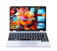 Laptop de 14 pulgadas compatible con Windows 11, procesador i3-6100U, 8 GB de RAM, SSD de 256 GB, 32 GB + 2 TB ampliable, pantalla IPS FHD de 1080p, USB 3.2 Gen1, WiFi5, Bluetooth5, Mini-HDMI, ranura