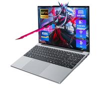 Laptop de 15.6 pulgadas, portátiles de 16 GB 512 GB SSD, computadora portátil N5095, laptop para juegos, computadoras portátiles tradicionales con apertura de ángulo de 180, desbloqueo de huellas